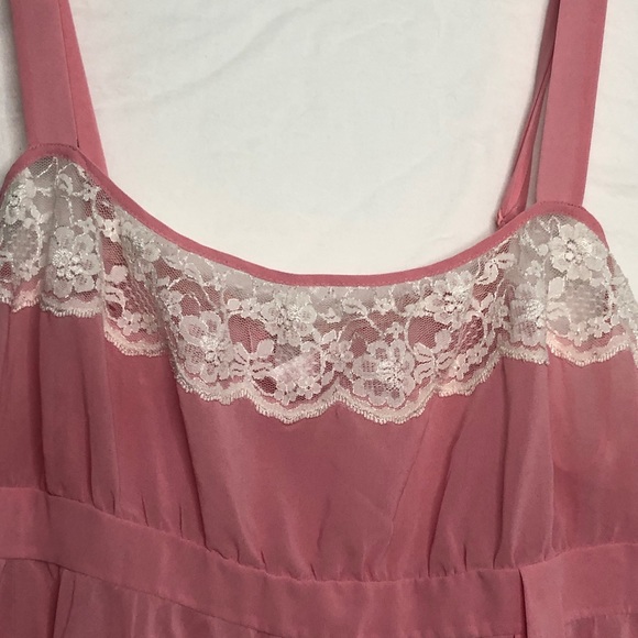 Victoria’s secret pink lace slip night gown medium - Picture 2 of 5